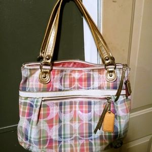 Coach Poppy Madras bag